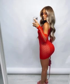 Sorelleuk Alicia Dress - Red New Arrivals