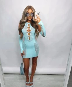 Sorelleuk Alicia Dress - Aqua