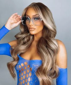 Sorelleuk Elle Framed Sunglasses - Sky Blue Swimwear & Beachwear