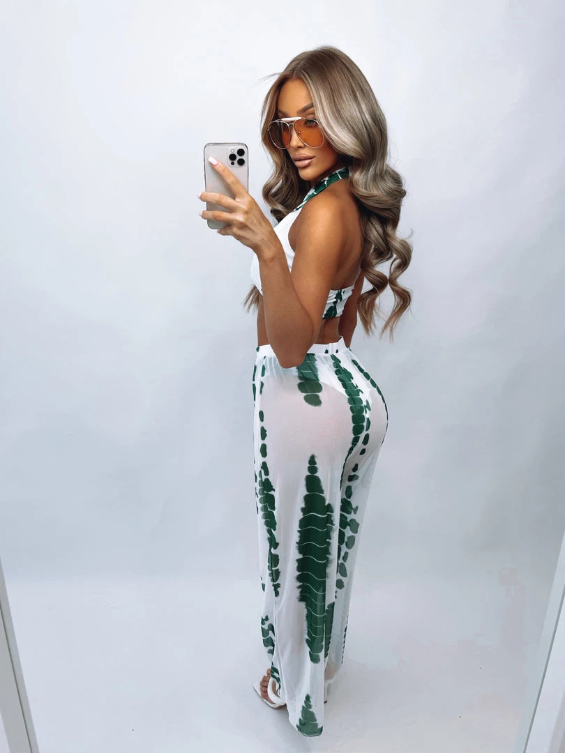 Sorelleuk Parker 3 Piece Bikini - Green 2 Sorelleuk Parker 3 Piece Bikini - Green