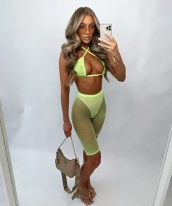 Sorelleuk Sierra Diamanté Two Piece - Yellow
