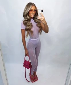 Sorelleuk Kaci Mesh Two Piece - Lilac