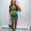 Sorelleuk New Arrivals Phoebe 3 Piece Bikini - Green