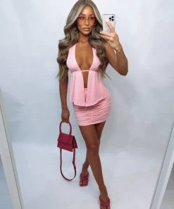 Sorelleuk Clothing Elizabeth Two Piece - Pink (PRE ORDER)