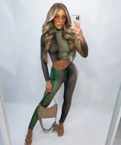 Sorelleuk New Arrivals Lillian Two Piece - Green