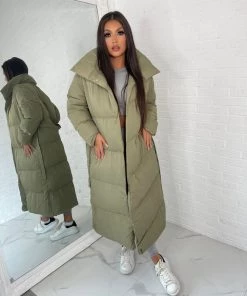 Sorelleuk New Arrivals Padded Duvet Coat - Green