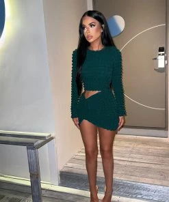 Sorelleuk Lena Bubble Two Piece - Green New Arrivals