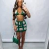 Sorelleuk New Arrivals Stephy Crochet 2 Piece - Green