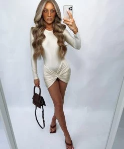 Sorelleuk New Arrivals Pia Two Piece - Champagne