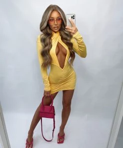 Sorelleuk New Arrivals Nala Dress - Yellow