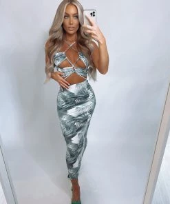 Sorelleuk New Arrivals Fenti Two Piece - Green