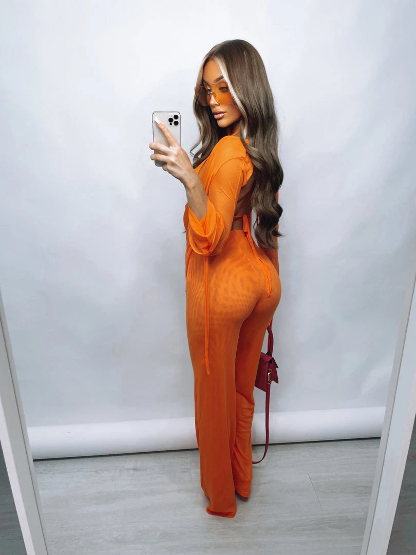 Sorelleuk New Arrivals Abi 3 Piece - Orange 2 Sorelleuk New Arrivals Abi 3 Piece - Orange