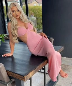 Sorelleuk Nadina Midaxi Dress - Pink New Arrivals