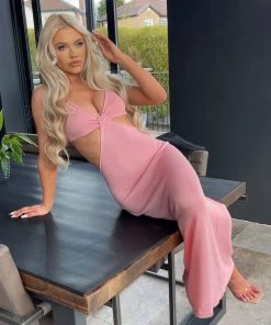 Sorelleuk Nadina Midaxi Dress - Pink New Arrivals