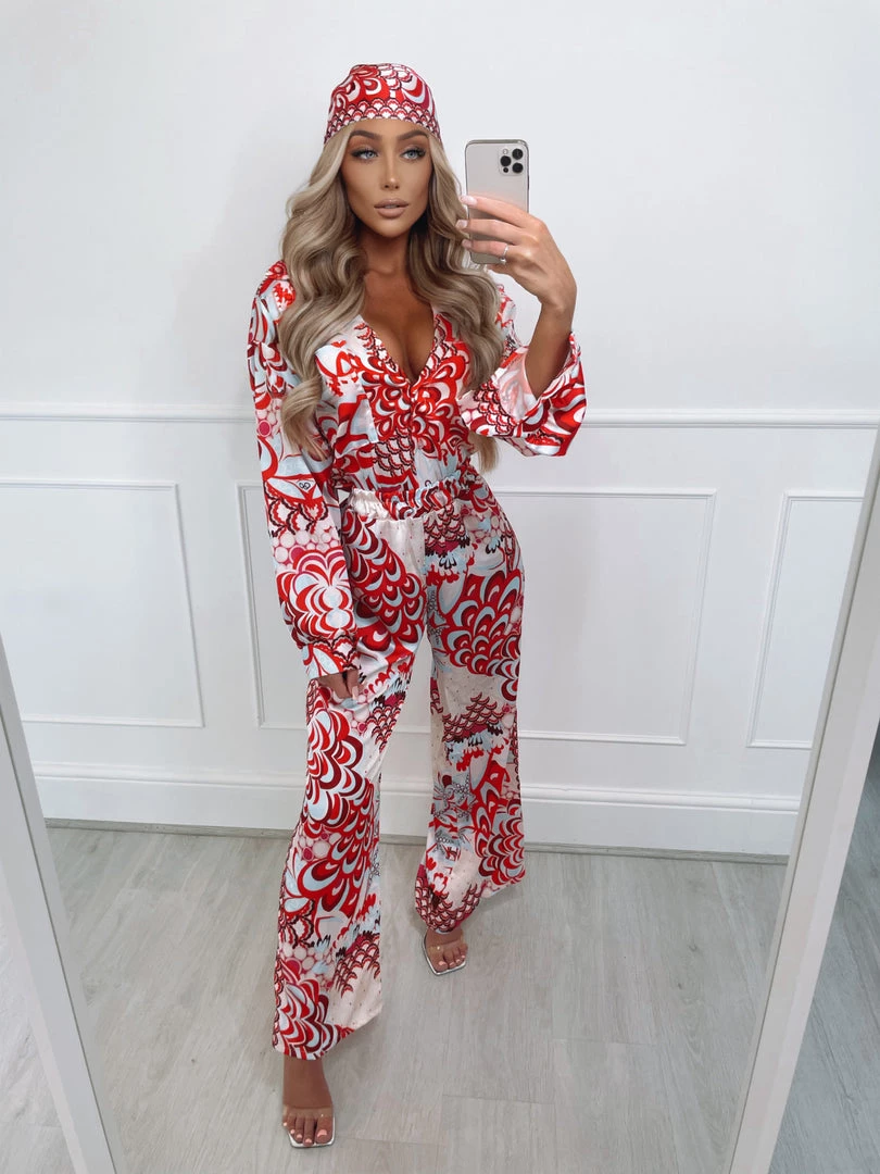 Sorelleuk Clara Three Piece Set - Red New Arrivals 1 Sorelleuk Clara Three Piece Set - Red New Arrivals