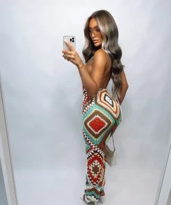 Sorelleuk Monaco Crochet Dress