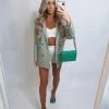 Sorelleuk Luisa Oversized Blazer - Olive