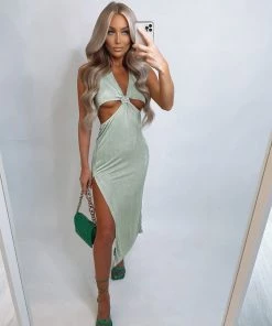 Sorelleuk Clothing Liana Dress - Sage