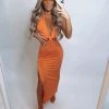 Sorelleuk Liana Dress - Orange New Arrivals