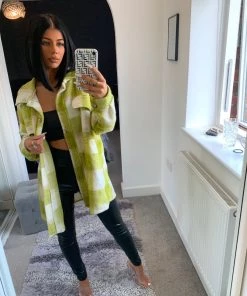 Sorelleuk Billie Check Jacket - Forest New Arrivals