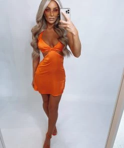 Sorelleuk Emilia Dress - Orange