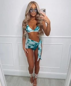 Sorelleuk Myah Three Piece Bikini - Teal New Arrivals