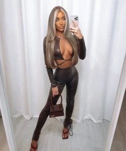 Sorelleuk New Arrivals Athena Two Piece - Brown