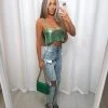 Sorelleuk Gigi Chainmail Top - Emerald New Arrivals
