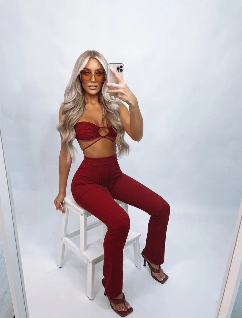 Sorelleuk Kyra Two Piece - Wine 1 Sorelleuk Kyra Two Piece - Wine