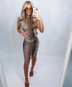 Sorelleuk Shenny Dress - Brown New Arrivals