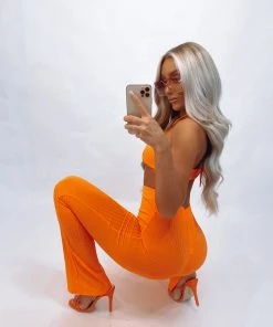 Sorelleuk New Arrivals Kyra Two Piece - Orange