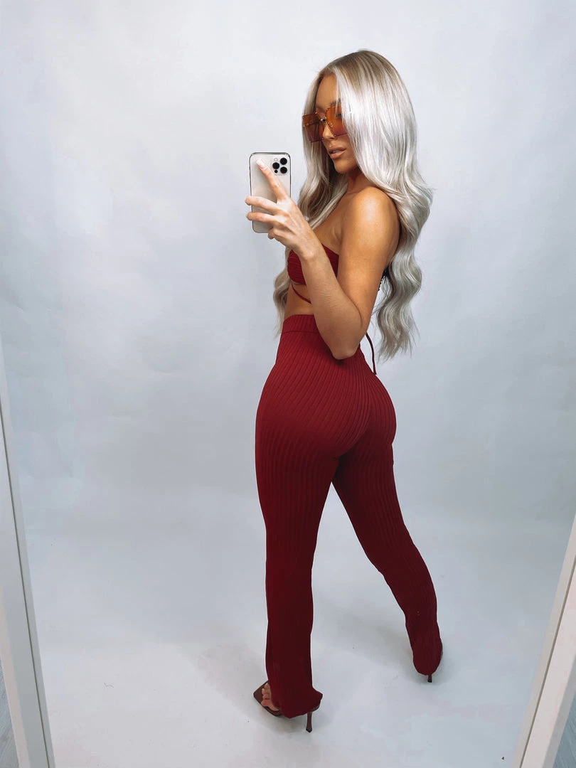 Sorelleuk Kyra Two Piece - Wine 2 Sorelleuk Kyra Two Piece - Wine