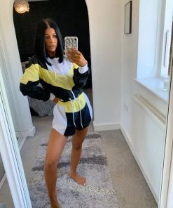 Sorelleuk Lexie Short Tracksuit Set - Yellow New Arrivals 5 Sorelleuk Lexie Short Tracksuit Set - Yellow New Arrivals