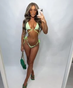 Sorelleuk Heart Bikini - Lime