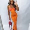 Sorelleuk Ashley Maxi Dress - Orange