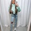 Sorelleuk Clothing Kai Cropped Jumper - Mint (SALE)
