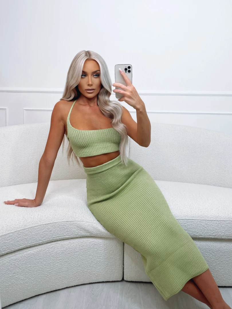 Sorelleuk Monet Two Piece - Sage 1 Sorelleuk Monet Two Piece - Sage