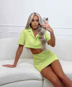 Sorelleuk New Arrivals Gina Two Piece - Lime