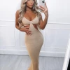 Sorelleuk Nadina Midaxi Dress - Nude