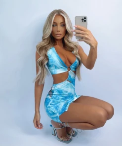 Sorelleuk Elyssa Dress - Icey Blue