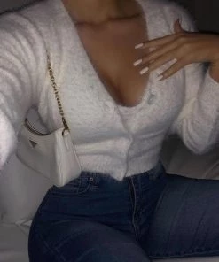 Sorelleuk Lennon Fluffy Two Piece - White New Arrivals