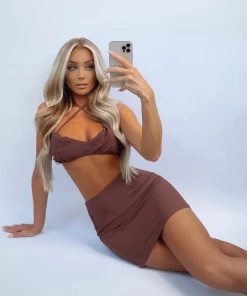 Sorelleuk Lacey Two Piece - Chocolate