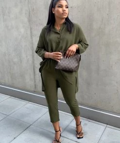 Sorelleuk New Arrivals Dubai Two Piece - Khaki