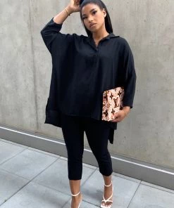 Sorelleuk New Arrivals Dubai Two Piece - Black