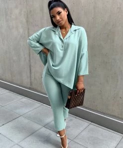 Sorelleuk Dubai Two Piece - Sage New Arrivals