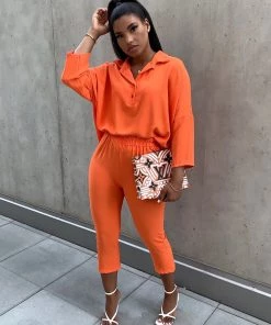 Sorelleuk Dubai Two Piece - Orange