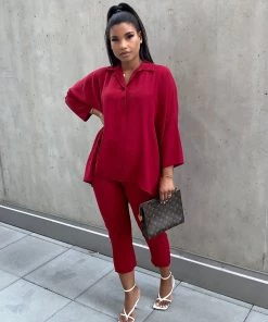 Sorelleuk Dubai Two Piece - Wine