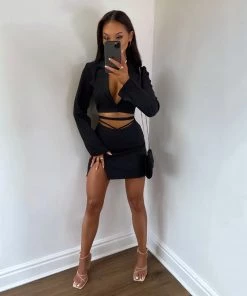 Sorelleuk Andrea Tailored Two Piece - Black New Arrivals