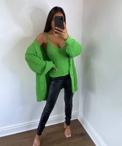 Sorelleuk Cordelia Knitted Two Piece - Green Clothing