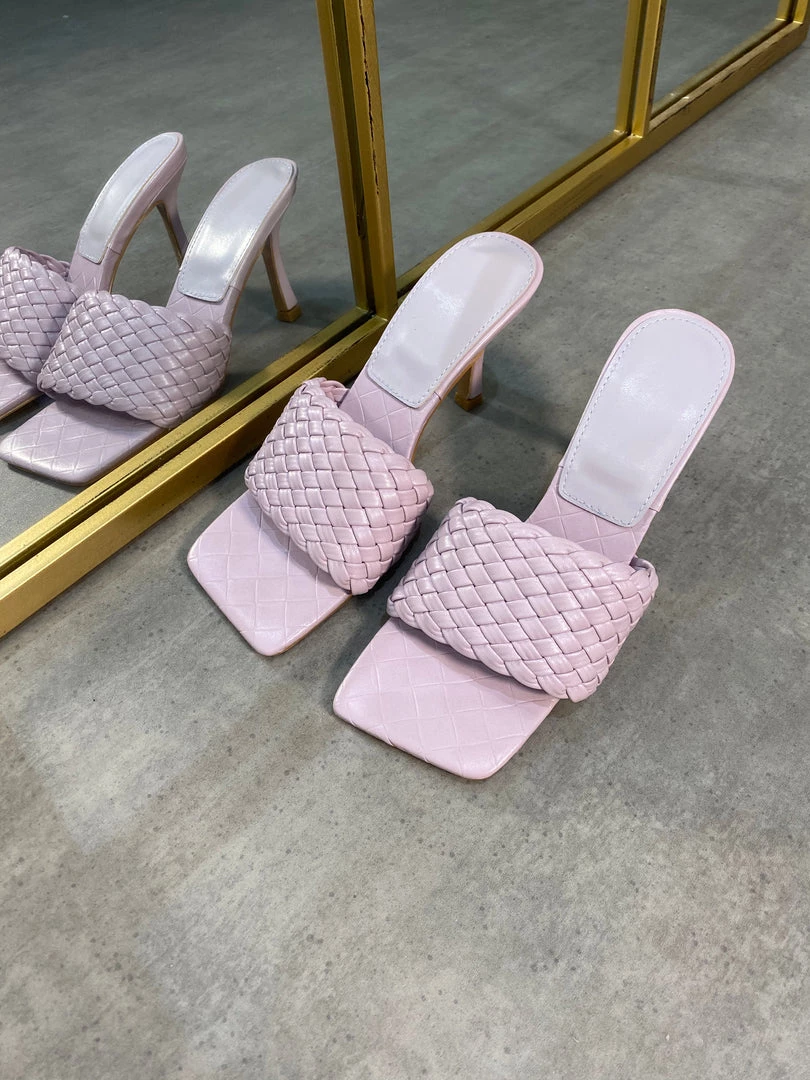 Sorelle UK Lara Woven Heel Mules - Purple New Arrivals 1 Sorelle UK Lara Woven Heel Mules - Purple New Arrivals